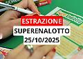 Estrazione Superenalotto: ecco i numeri vincenti di sabato 25 ottobre