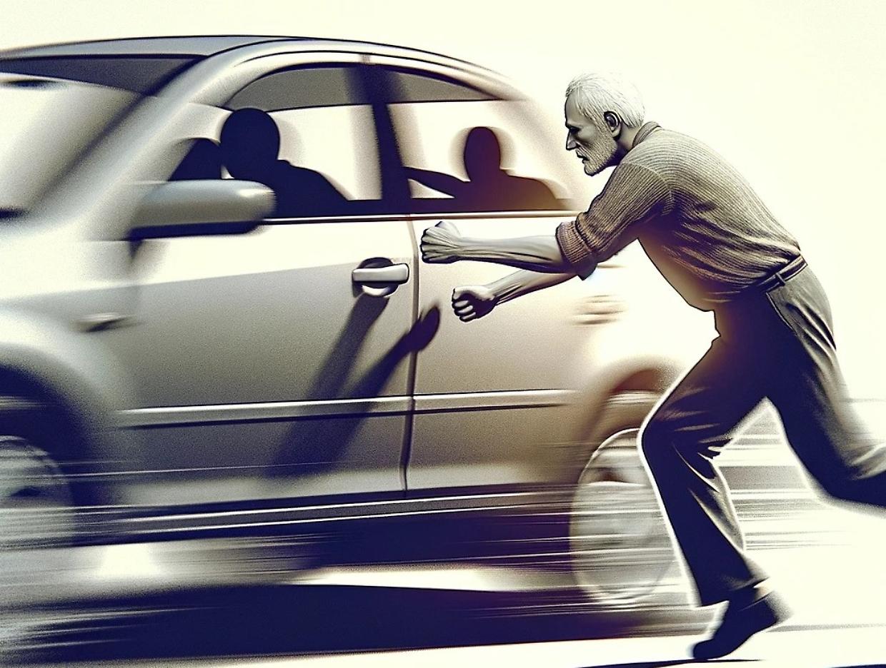 Crevalcore: derubata e trascinata dall’auto dei rapinatori in corsa