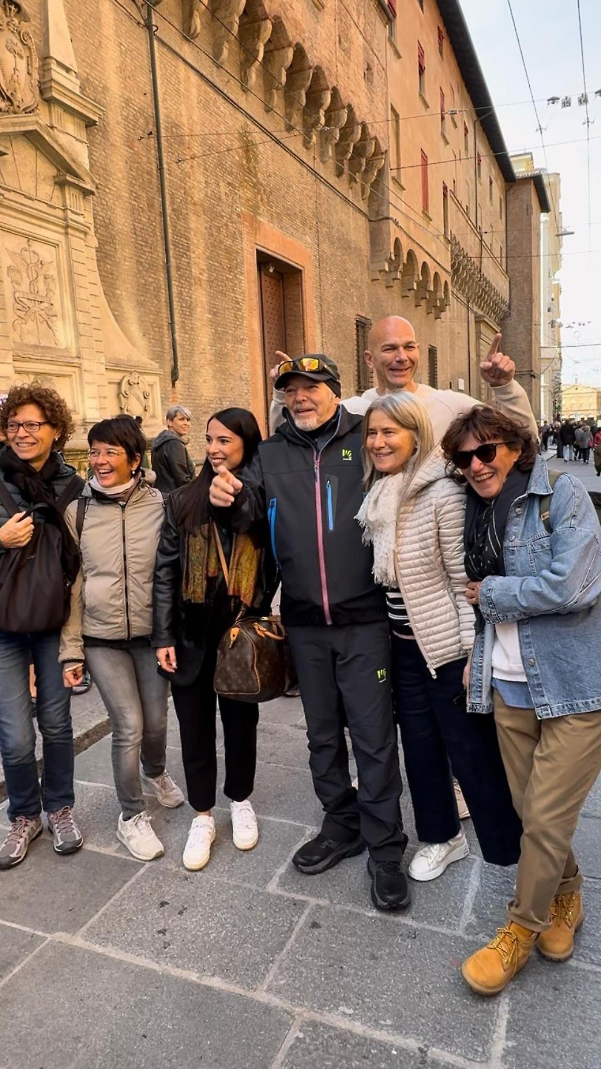 Vasco Rossi a Bologna insieme ai suoi fan