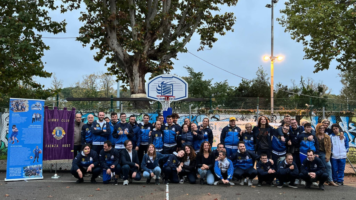 Inaugurato a Faenza il primo campo polifunzionale di baskin in Italia