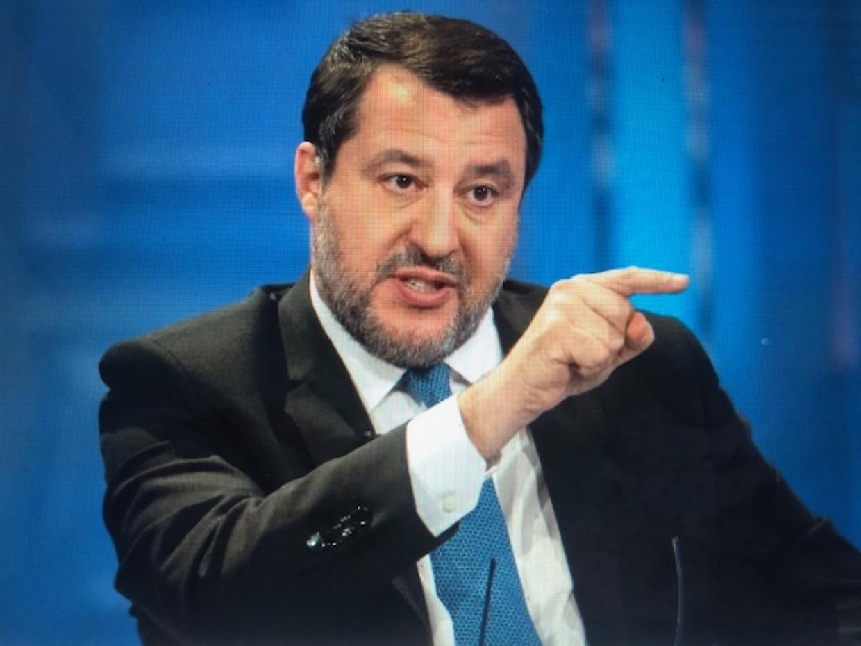 Matteo Salvini a Bologna, per presentare la sua squadra