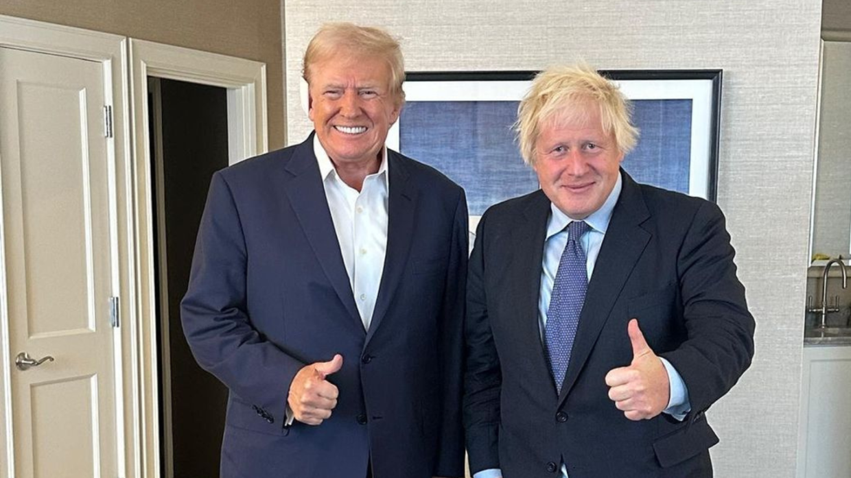 Donald Trump e Boris Johnson (Fonte Instagram)