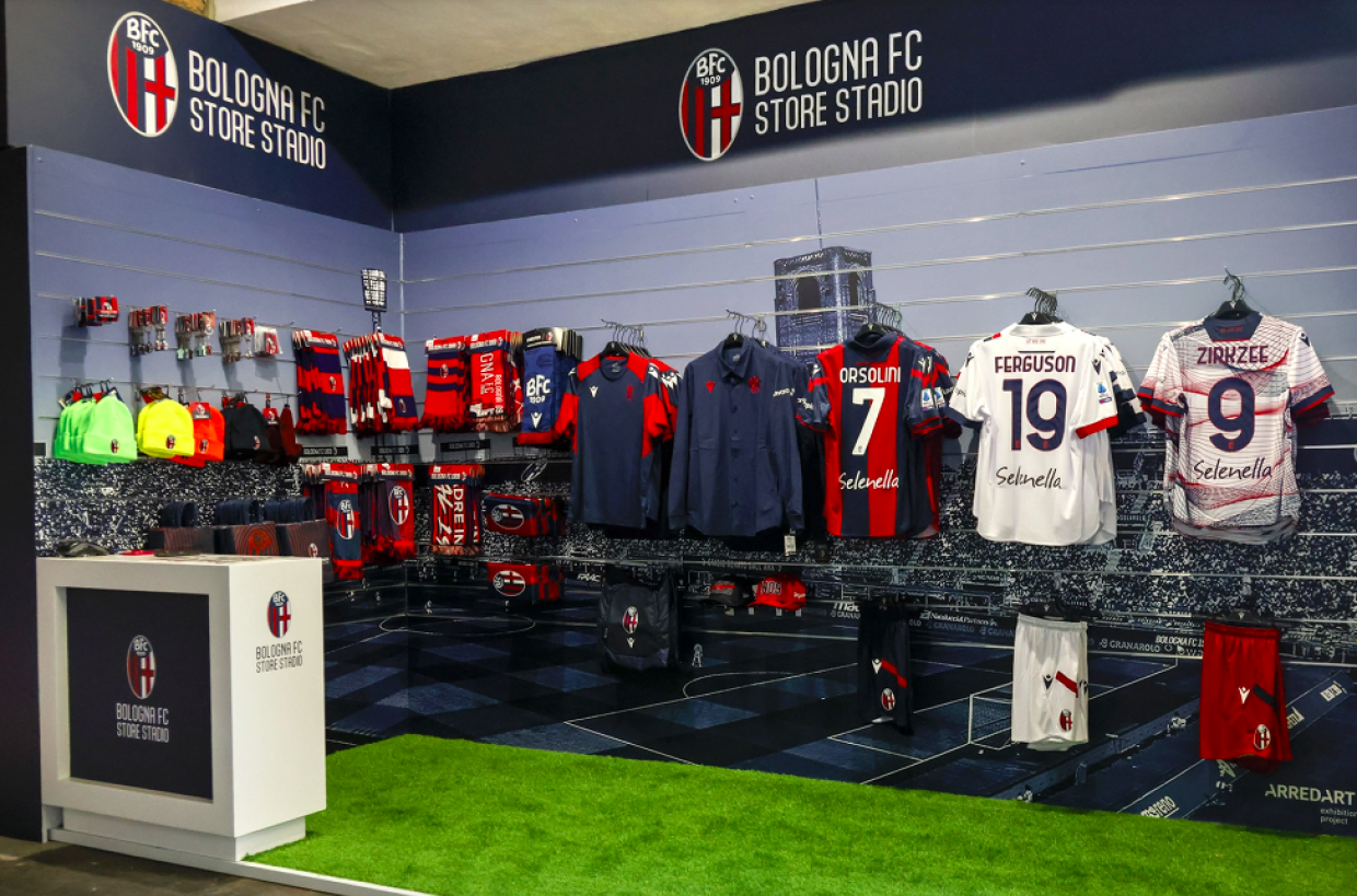 Bologna FC: un nuovo pop-up store per i tifosi allo stadio