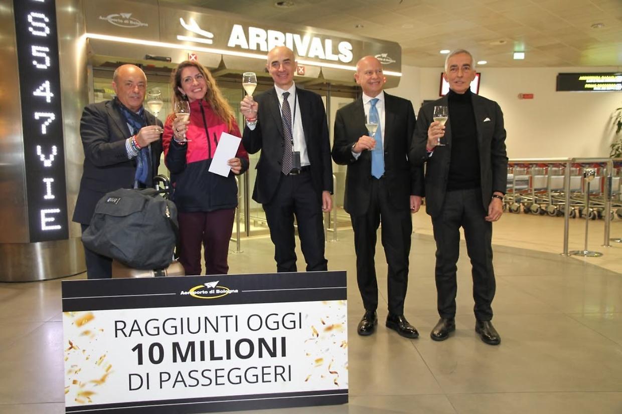 Aeroporto Marconi: superata la soglia dei 10 milioni di passeggeri nel 2024