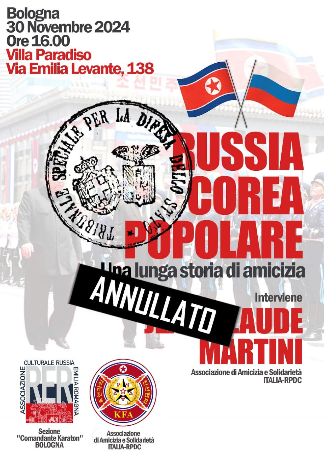 La mannaia della censura Pd annulla la conferenza sulla Russia