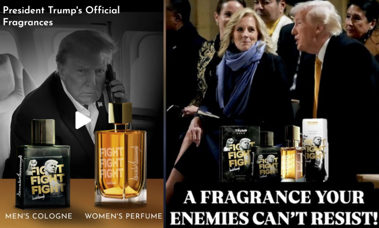 Profumo di Provocazione: Trump Trasforma Notre-Dame in Palcoscenico di Marketing con 'Fight, Fight, Fight'