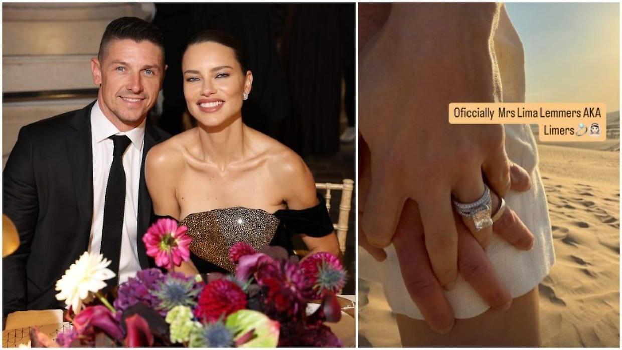 Adriana Lima: nozze segrete nel deserto di Abu Dhabi con Andre Lemmers