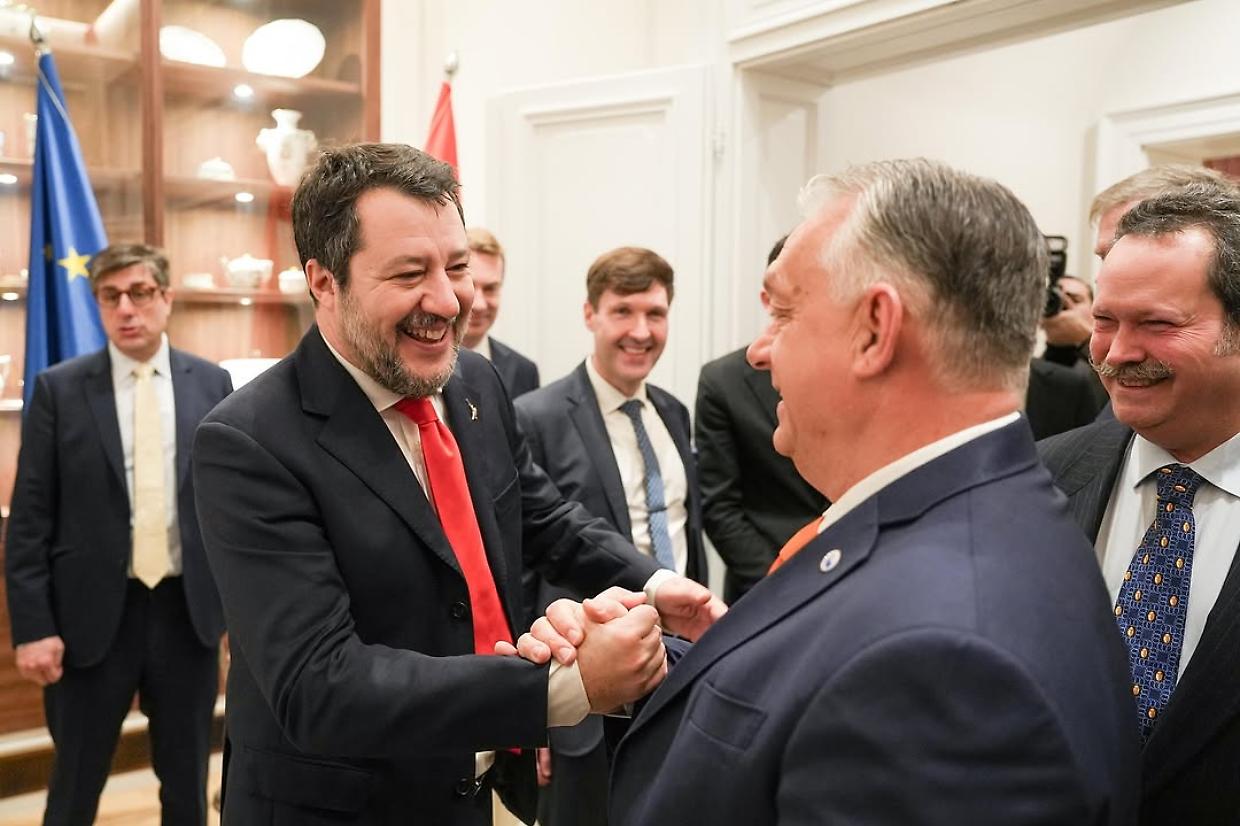Matteo Salvini e Viktor Orbán (Fonte Instagram)