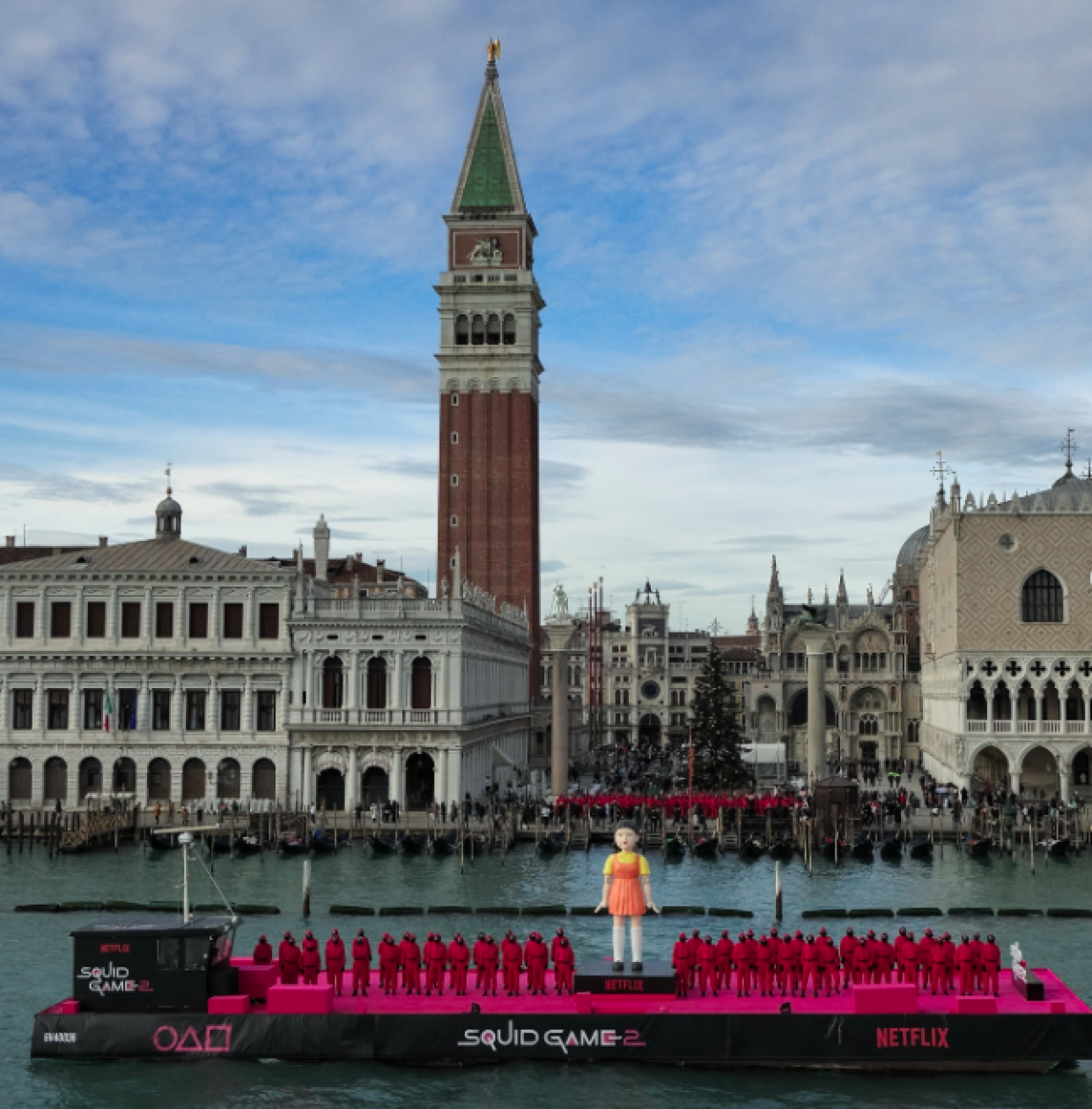 Venezia diventa teatro di "Squid Game": evento straordinario per il lancio della seconda stagione