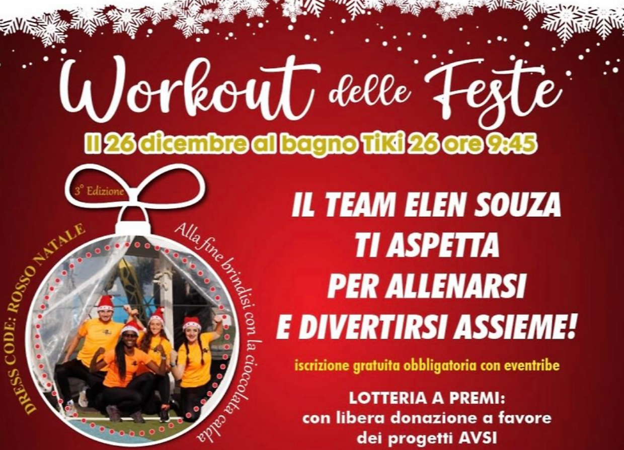 Smaltire le feste divertendosi: arriva il “Workout delle Feste - il 26 al 26”