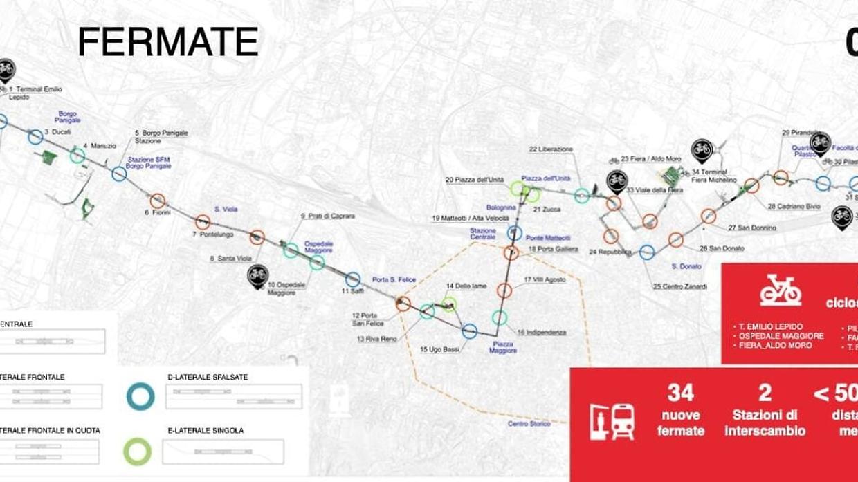 La linea rossa avanza verso Piazza Maggiore: i lavori si spostano, info sulla viabilità