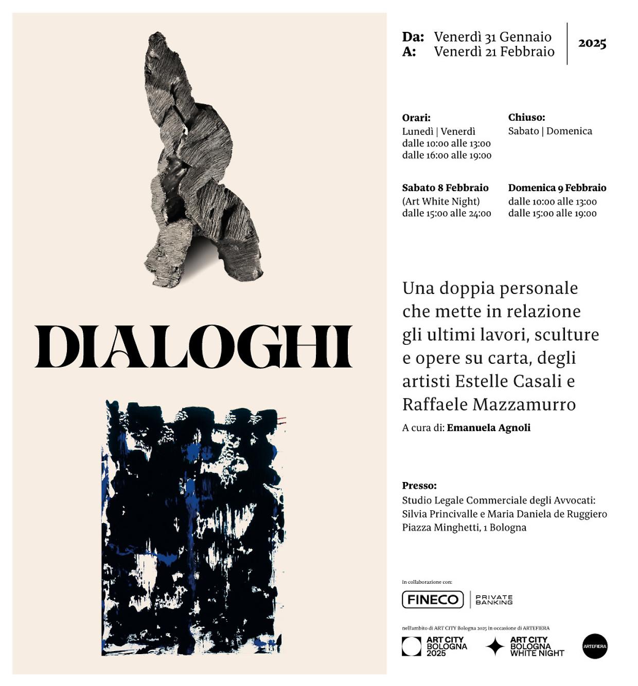 Estelle Casali e Roberto Mazzamurro: "Dialoghi" di anime