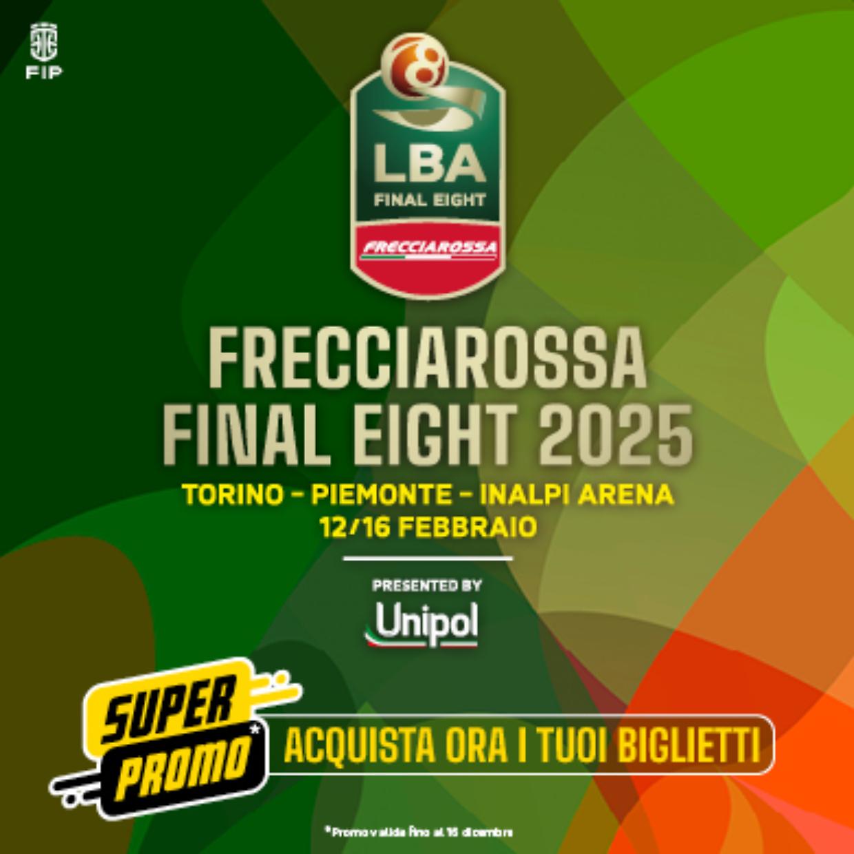 Frecciarossa Final Eight di Coppa Italia 2025: Il Basket sbarca a Torino
