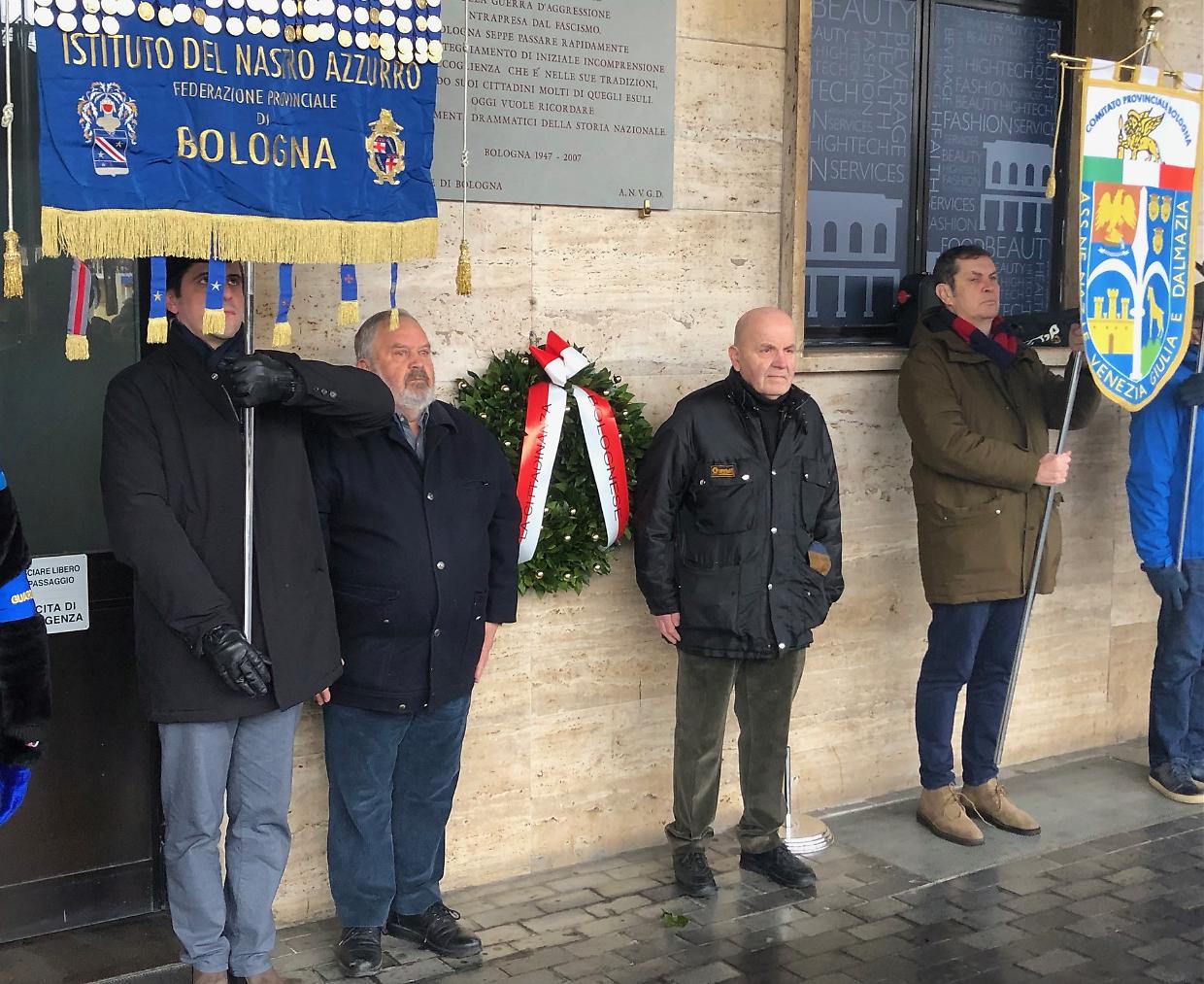 Bologna, commemorato l'esodo sul "binario della vergogna"