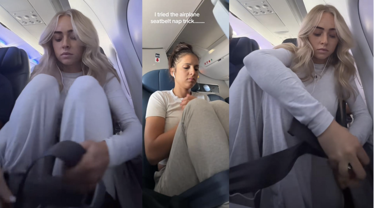 Il trucco virale di TikTok per dormire in aereo: funziona o è solo pericoloso?