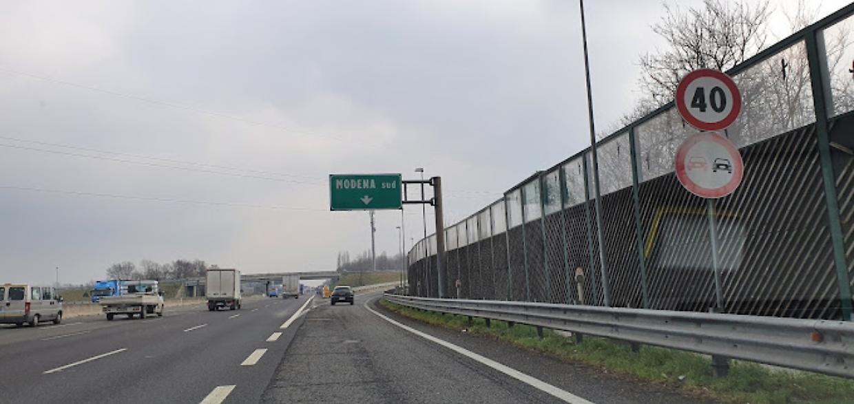 Modena Sud: chiusura notturna del casello dal 3 al 7 marzo per lavori di riqualifica 