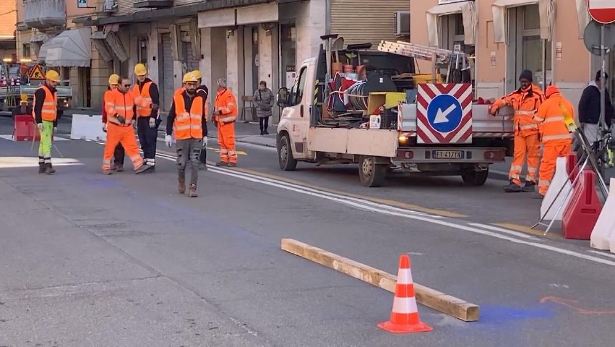 Ripartiti alla Bolognina i lavori della linea verde del tram