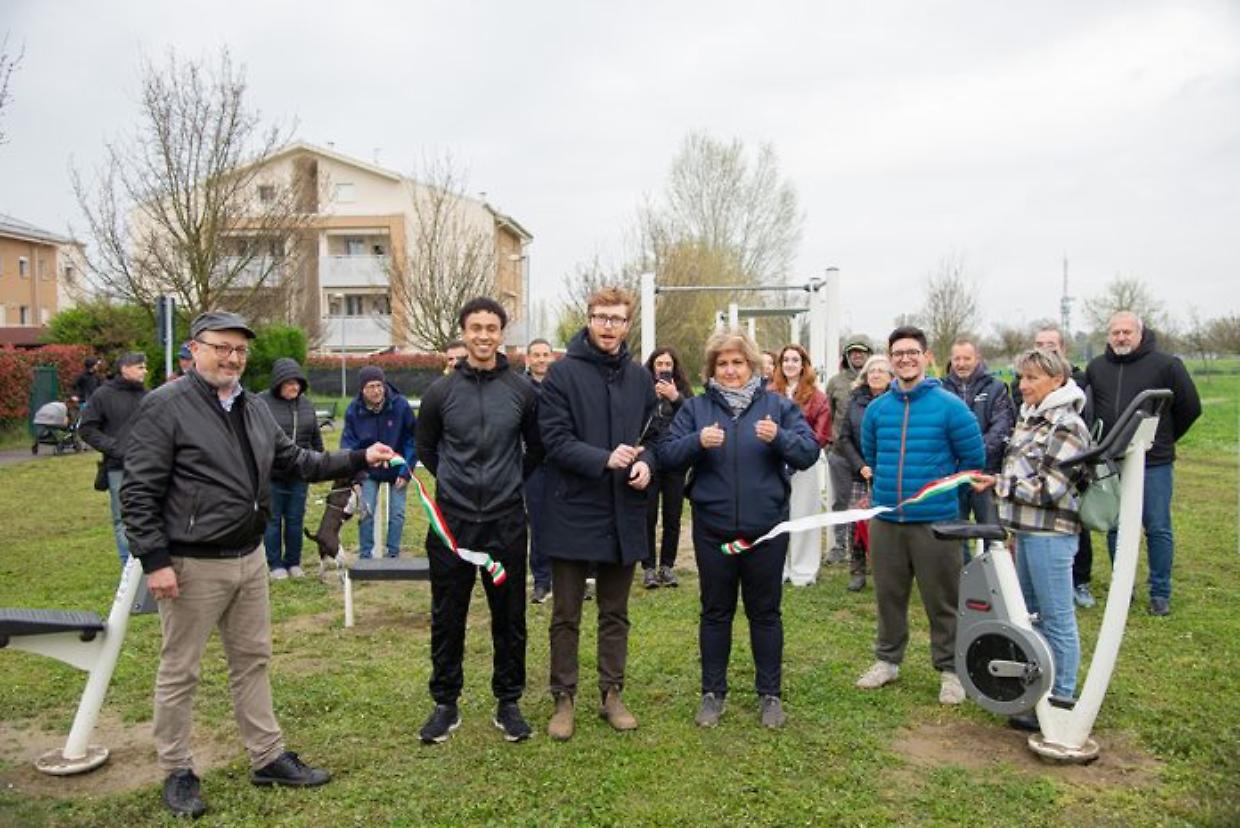Castel Maggiore inaugura il futuro del fitness: un palestra all'aperto per tutti
