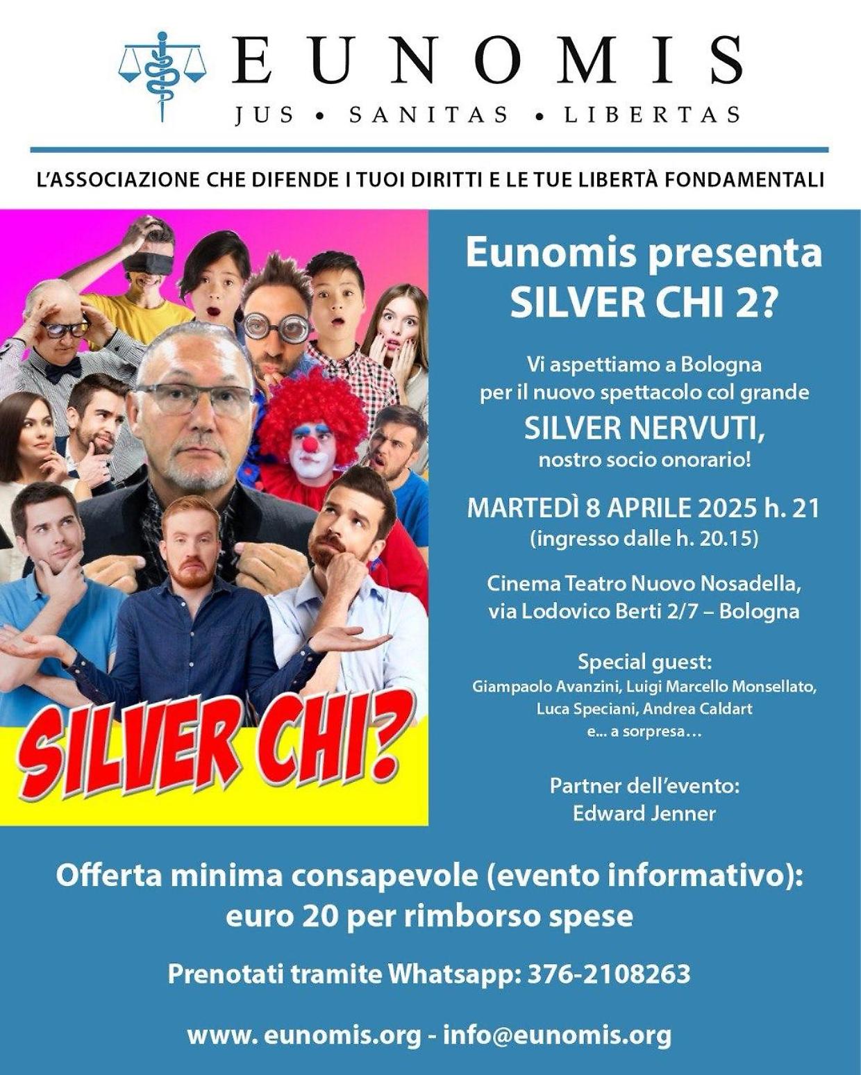 Di nuovo e con nuovi contenuti, Silver sale sul palco