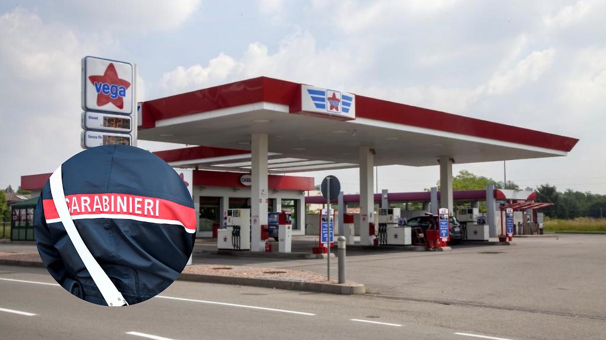 Ladri in fuga a mani vuote in una stazione di servizio Vega a Sant'Ilario d'Enza grazie alle telecamere di sorveglianza 