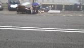 Chivasso, cassonetti pieni e rifiuti in strada