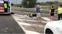 Schianto ad Altedo: grave un motociclista di 75 anni