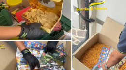Blitz sul furgone: sequestrati 340 Kg di alimenti trasportati illegalmente 