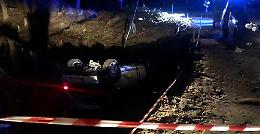 Si ribalta con l’auto e precipita nel torrente: morto 58enne