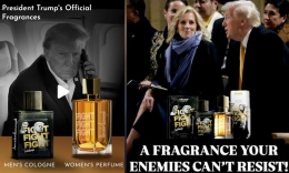 Profumo di Provocazione: Trump Trasforma Notre-Dame in Palcoscenico di Marketing con 'Fight, Fight, Fight'