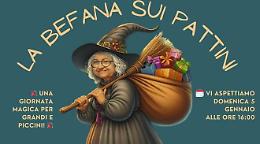 La Befana sui pattini al Palazzetto Villa Romiti: un evento di solidarietà e gioia per le famiglie colpite dall'alluvione