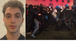 23enne aggredito da una baby gang durante gli scontri per Ramy