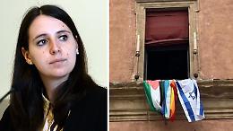 Bandiera israeliana, Lepore resta solo, col cerino in mano