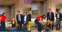 Anna Falchi sviene in diretta durante I Fatti Vostri [VIDEO]