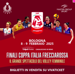 Bologna ospita le Finali di Coppa Italia Frecciarossa: un weekend di grande volley femminile