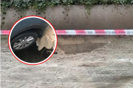 Voragine in via San Mamolo: allarme per il torrente Aposa a Bologna