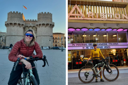In bici da Valencia a Bologna contro il cambiamento climatico: la storia di Silvia Gottardi