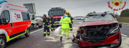 Incidente sull'A14: quattro feriti in ospedale, tratto autostradale chiuso al traffico
