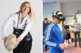 Rugby e Metaverso: il progetto innovativo di Erika Morri coinvolge 250 studenti bolognesi