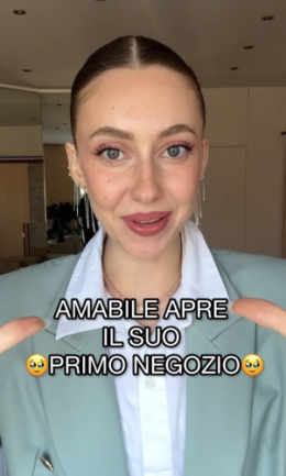 Martina Strazzer apre il primo negozio fisico di Amabile a Bologna