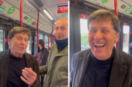 Gianni Morandi sorpreso su un autobus a Bologna: "Potevo prendere un taxi ma non avevo una lira"