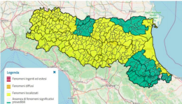 Allerta gialla nel bolognese: fiumi in piena e rischio frane