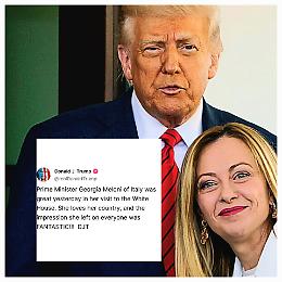 “Thank you, Giorgia”: il ringraziamento di Trump riaccende i riflettori sull’Italia