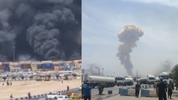 Esplode il porto di Bandar Abbas