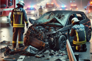 Scontro frontale sulla via Emilia: due morti e un ferito