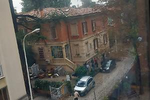 Via San Mamolo nuovamente allagata