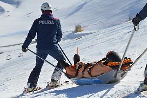 Incidente sulle piste del Cerreto: sciatrice 21enne in condizioni critiche dopo scontro con una barriera metallica