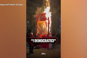 Carnevale con Giorgia Meloni al rogo, Bignami: "Gesto vile"