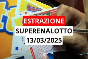 Estrazione Superenalotto: ecco i numeri vincenti di giovedì 13 marzo