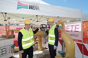 Prima immissione nazionale di gas naturale e idrogeno a Castelfranco Emilia, De Pascale: "Una svolta"