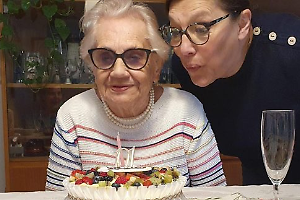 Festeggiamenti per il 101º compleanno di Clara Bernagozzi a Gallo Bolognese